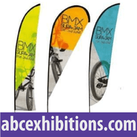 We make  feather flags in all five shapes and four sizes with double sided options